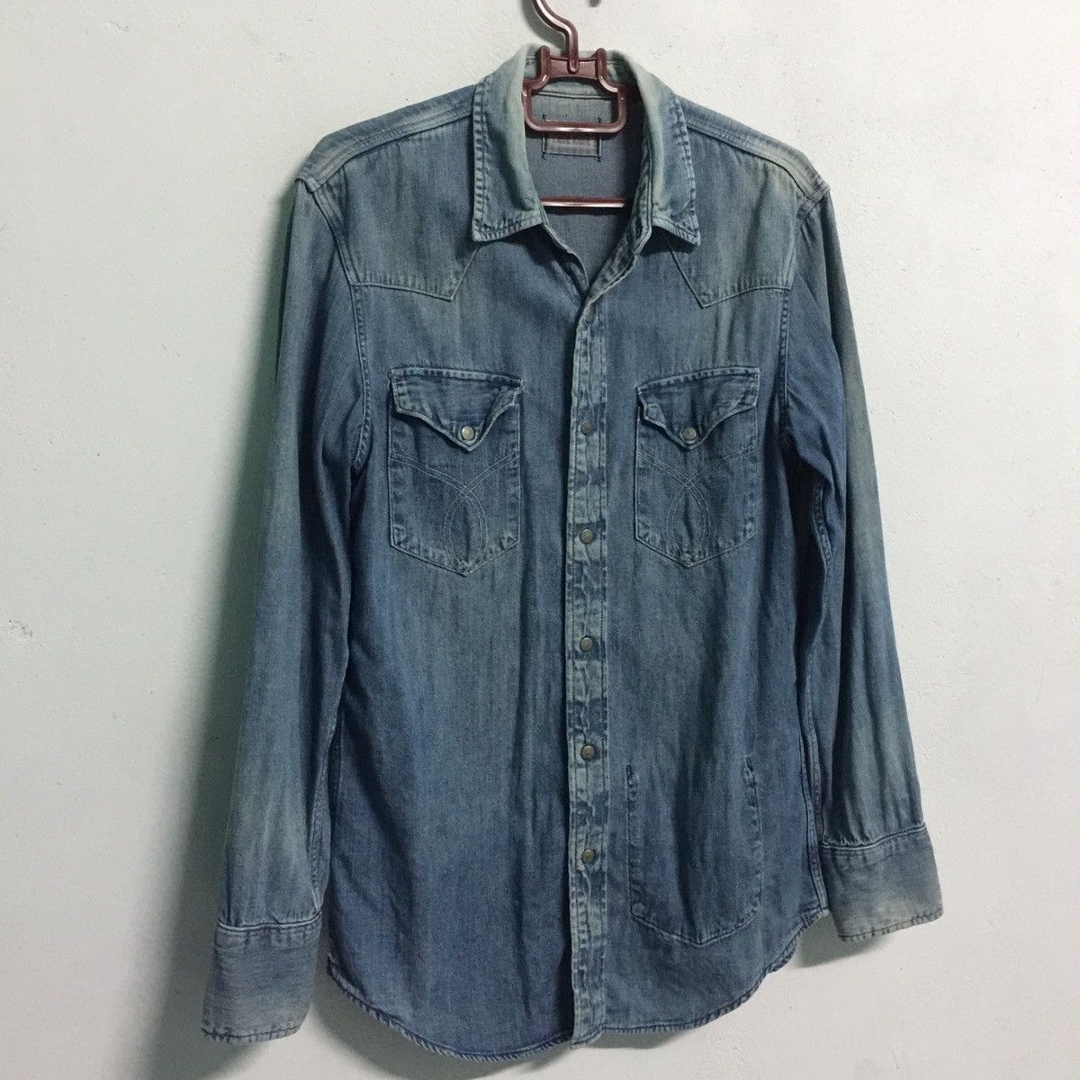 Blue Blue Japan BLUE BLUE/ design work denim jacket made in Japan Size US M / EU 48-50 / 2 - 2 Thumbnail