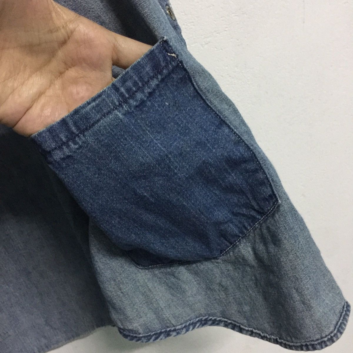 Blue Blue Japan BLUE BLUE/ design work denim jacket made in Japan Size US M / EU 48-50 / 2 - 14 Thumbnail