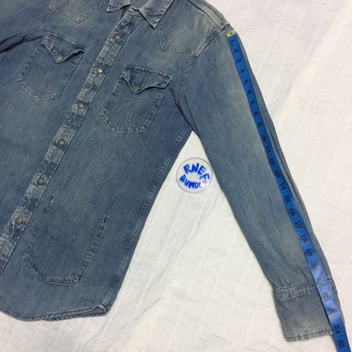 Blue Blue Japan BLUE BLUE/ design work denim jacket made in Japan Size US M / EU 48-50 / 2 - 22 Thumbnail