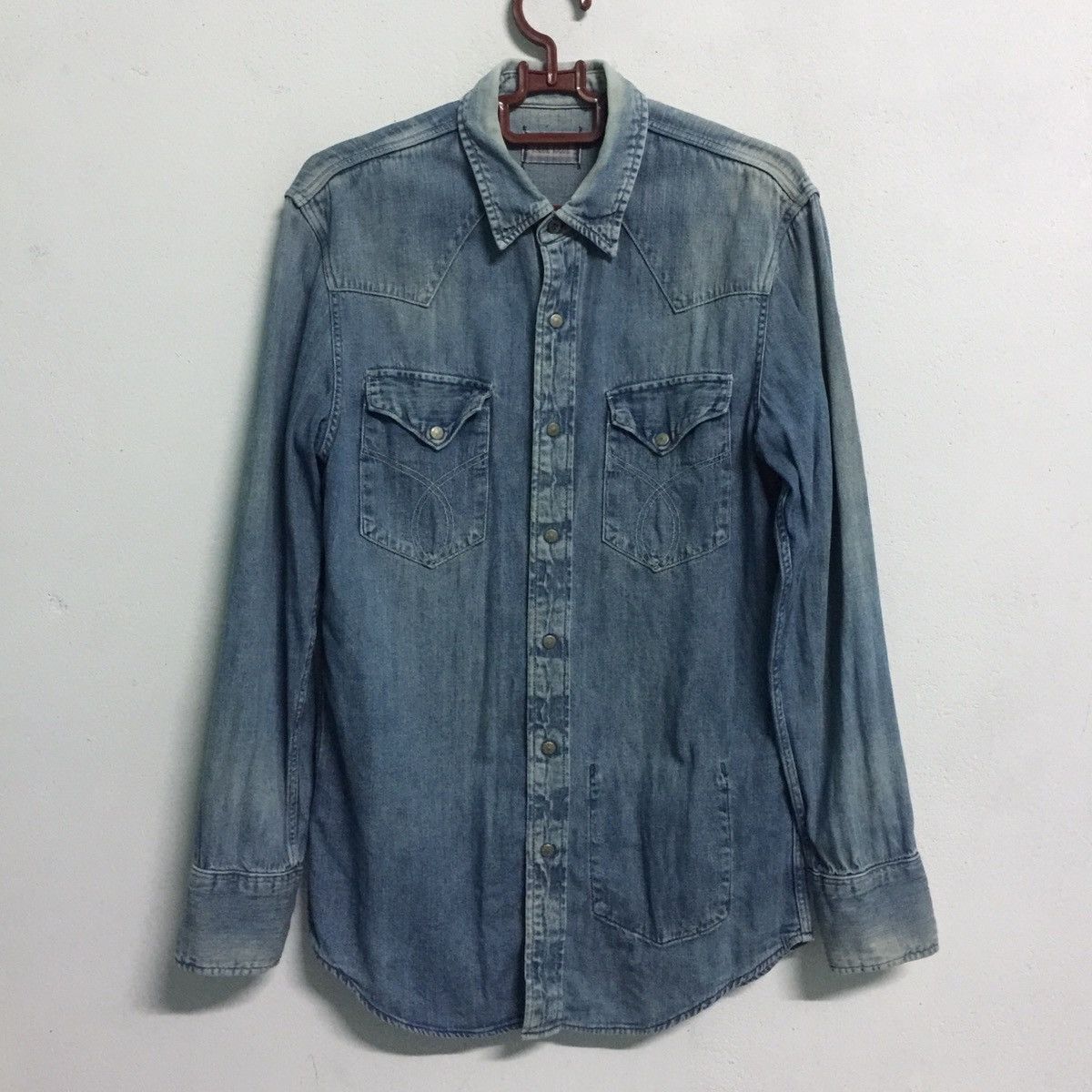 Blue Blue Japan BLUE BLUE/ design work denim jacket made in Japan Size US M / EU 48-50 / 2 - 4 Thumbnail