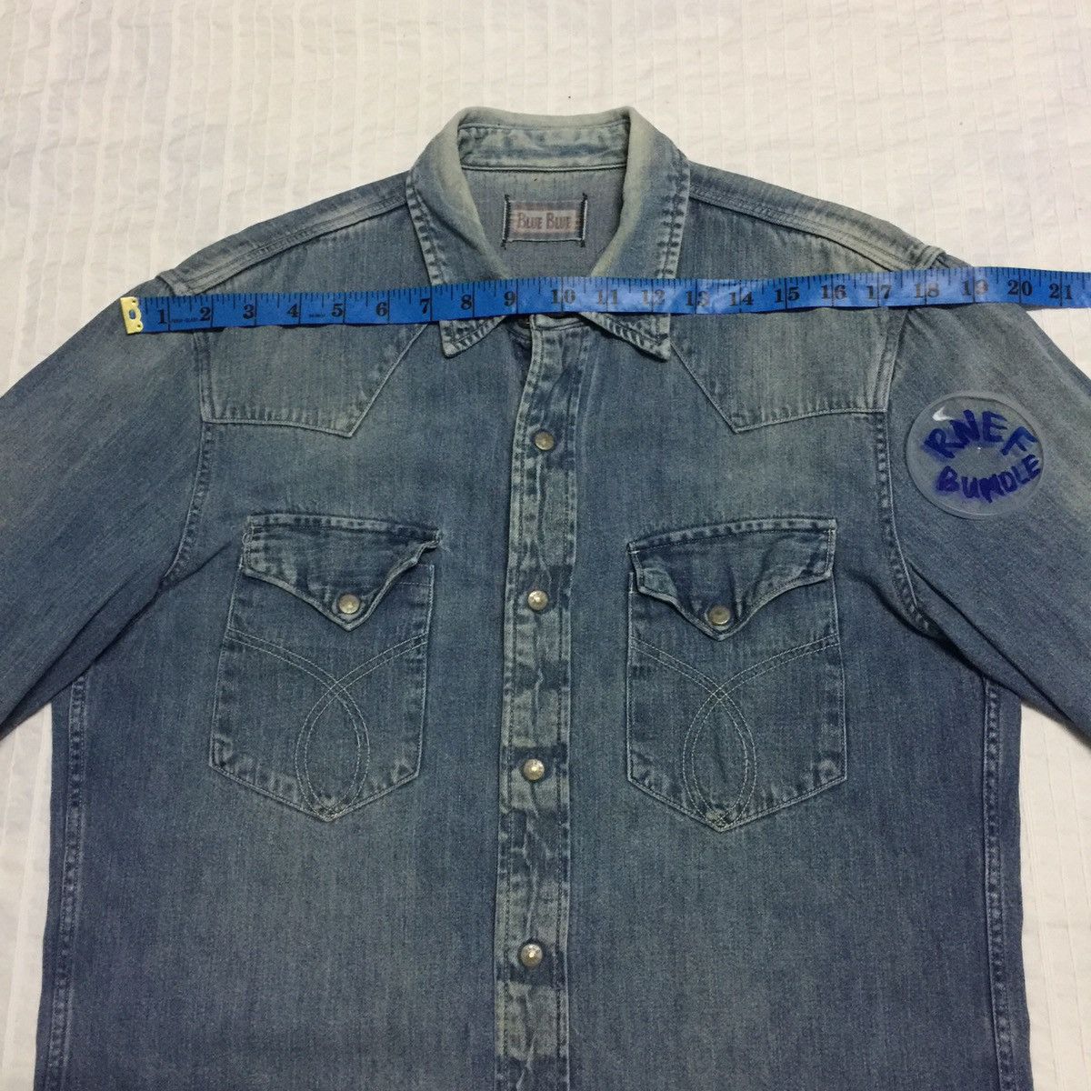 Blue Blue Japan BLUE BLUE/ design work denim jacket made in Japan Size US M / EU 48-50 / 2 - 20 Thumbnail