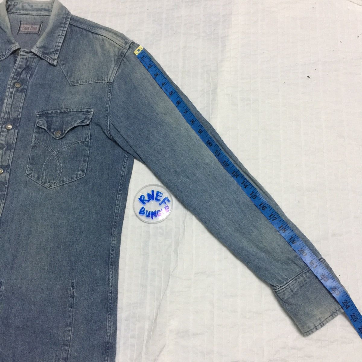 Blue Blue Japan BLUE BLUE/ design work denim jacket made in Japan Size US M / EU 48-50 / 2 - 21 Thumbnail