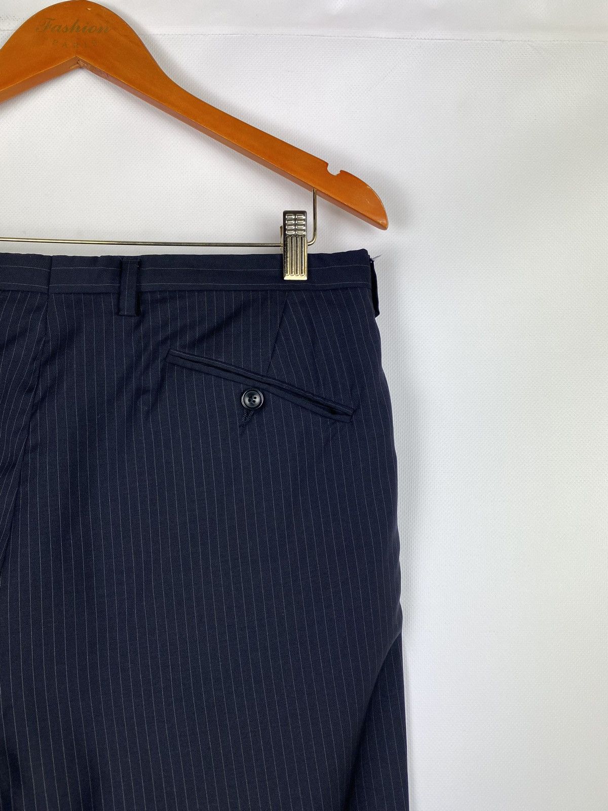 Kenzo × Vintage Kenzo Homme vintage men’s wool striped dress pants Size 42R - 8 Thumbnail