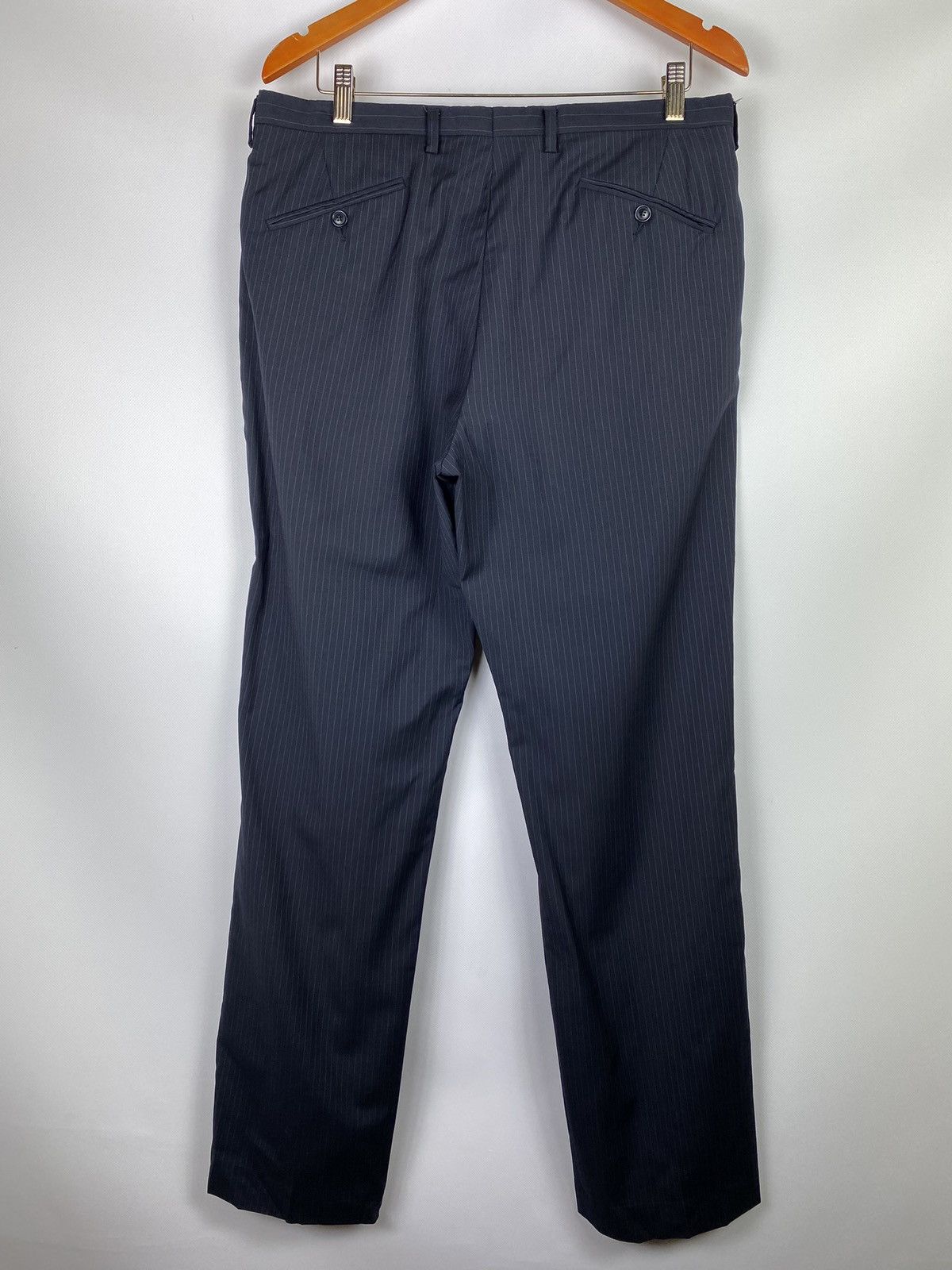 Kenzo × Vintage Kenzo Homme vintage men’s wool striped dress pants Size 42R - 6 Thumbnail