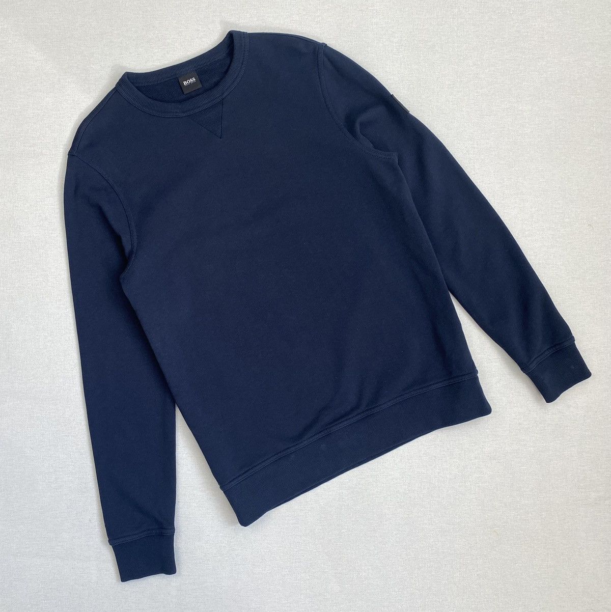 Hugo Boss Mens HUGO BOSS Navy Blue Sweatshirt size S Size US S / EU 44-46 / 1 - 1 Thumbnail