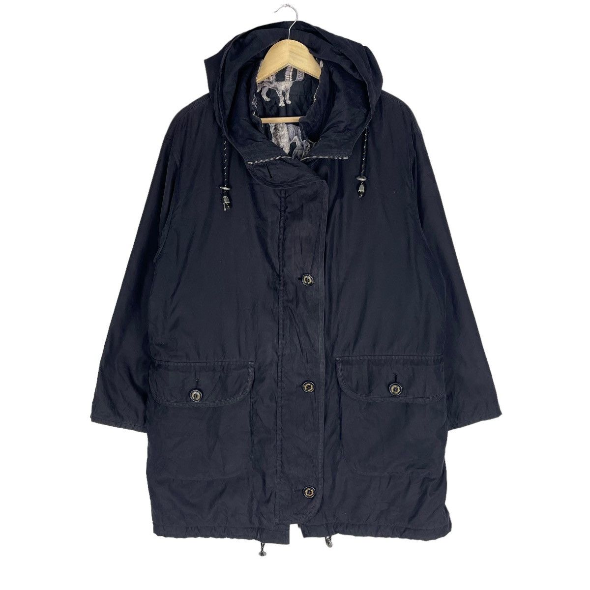 Burberry ❄️BURBERRY MONOGRAM DOG HOODIE PARKA JACKET Size M / US 6-8 / IT 42-44 - 2 Thumbnail