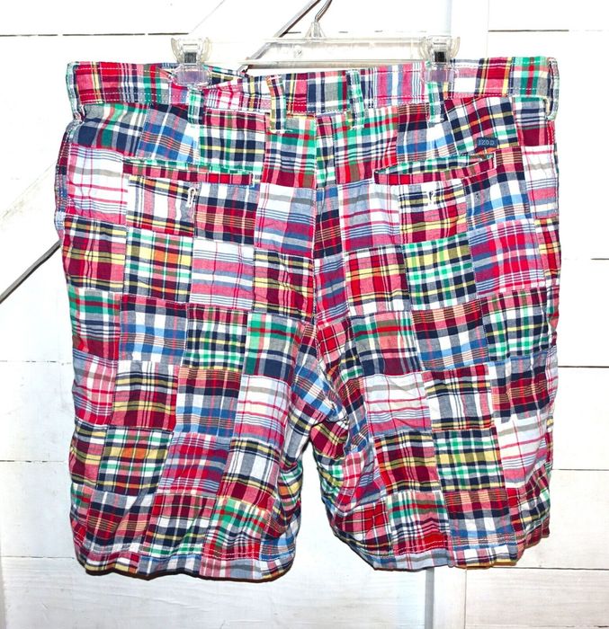 Izod Izod Madras Plaid Bermuda Shorts 40 | Grailed