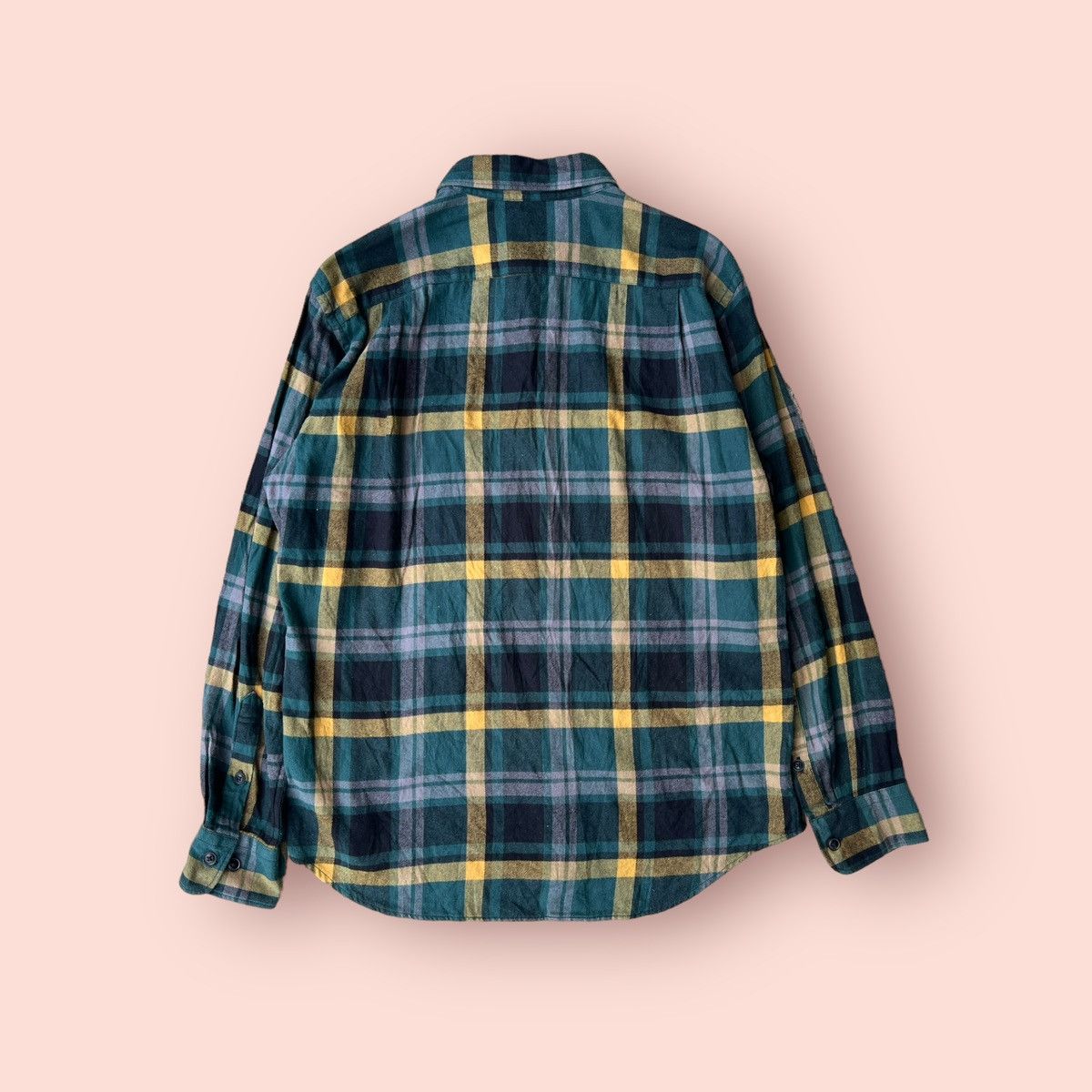 Japanese Brand × Jun Takahashi × Uniqlo VINTAGE UNIQLO JUN TAKAHASHI FLANNEL Size US L / EU 52-54 / 3 - 10 Thumbnail