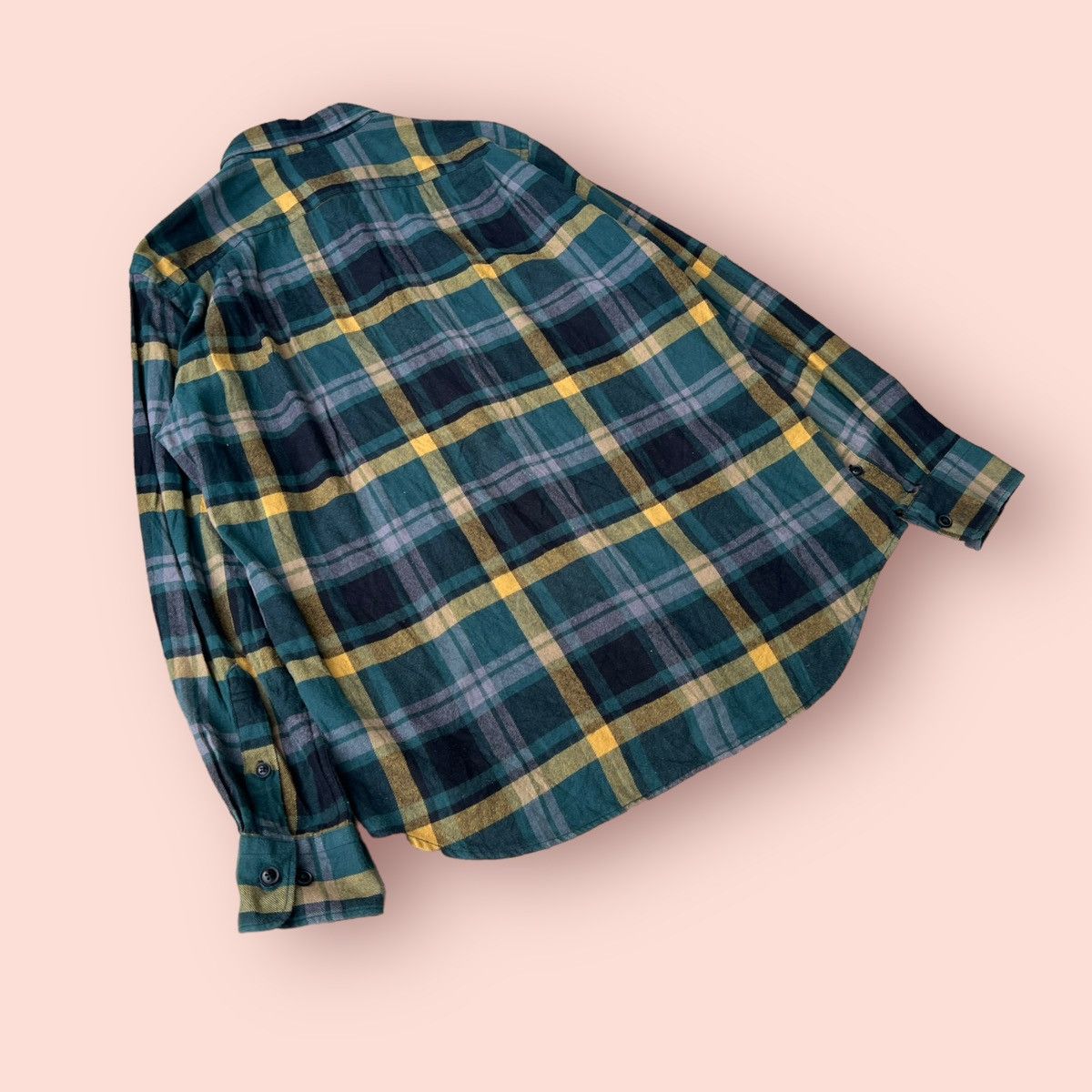 Japanese Brand × Jun Takahashi × Uniqlo VINTAGE UNIQLO JUN TAKAHASHI FLANNEL Size US L / EU 52-54 / 3 - 11 Thumbnail