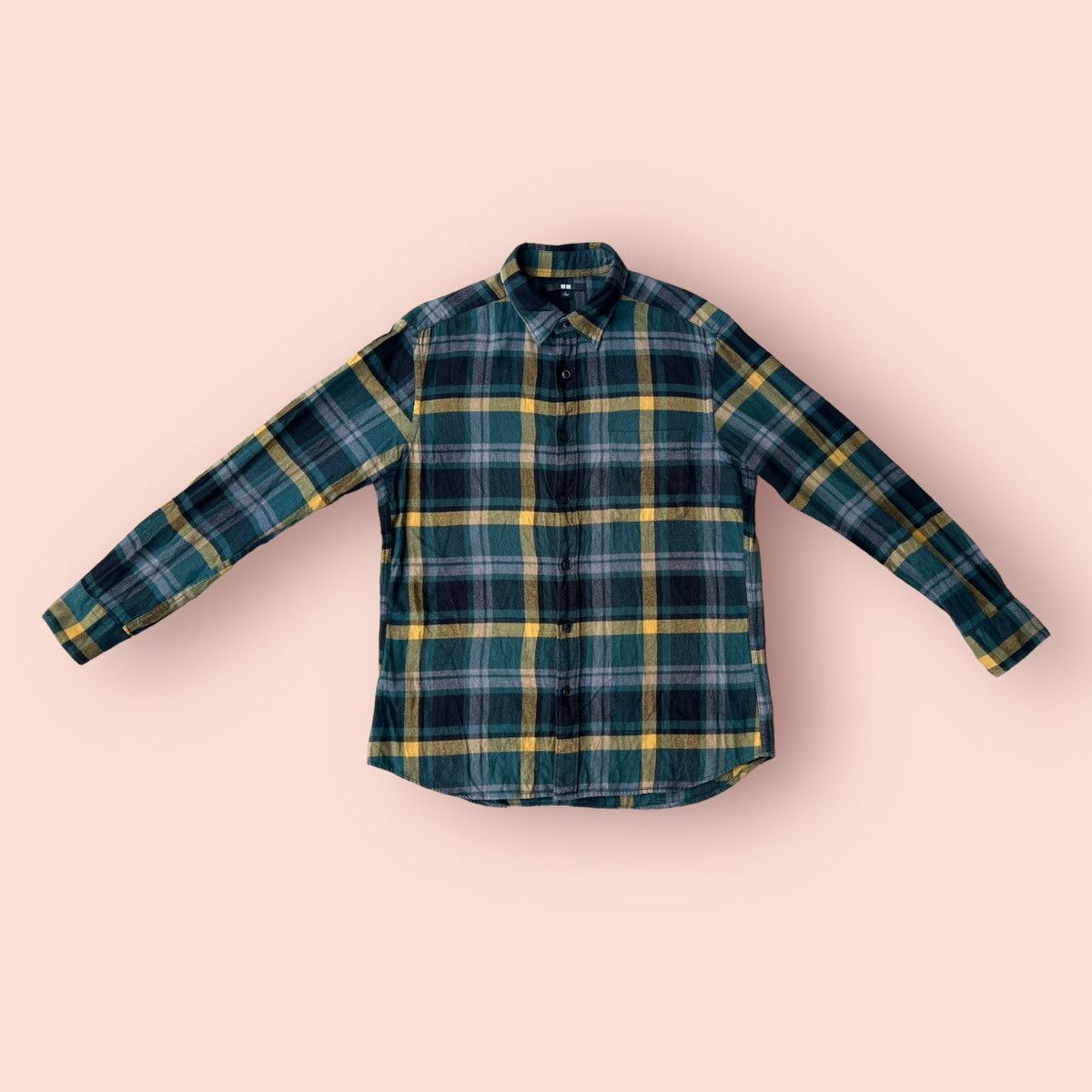Japanese Brand × Jun Takahashi × Uniqlo VINTAGE UNIQLO JUN TAKAHASHI FLANNEL Size US L / EU 52-54 / 3 - 5 Thumbnail