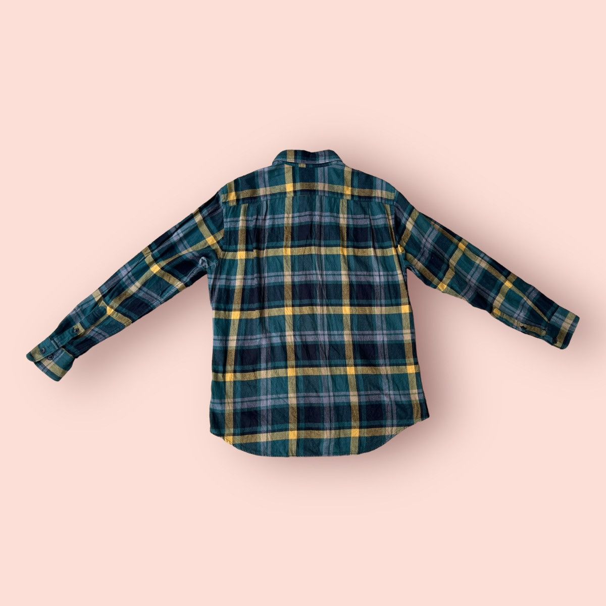 Japanese Brand × Jun Takahashi × Uniqlo VINTAGE UNIQLO JUN TAKAHASHI FLANNEL Size US L / EU 52-54 / 3 - 9 Thumbnail