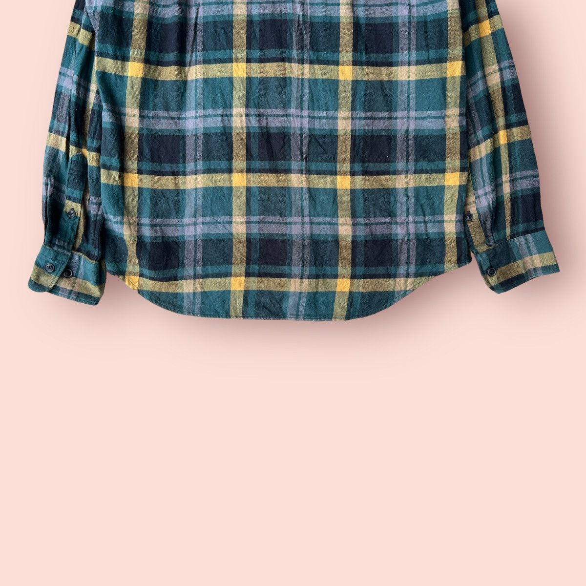 Japanese Brand × Jun Takahashi × Uniqlo VINTAGE UNIQLO JUN TAKAHASHI FLANNEL Size US L / EU 52-54 / 3 - 13 Thumbnail
