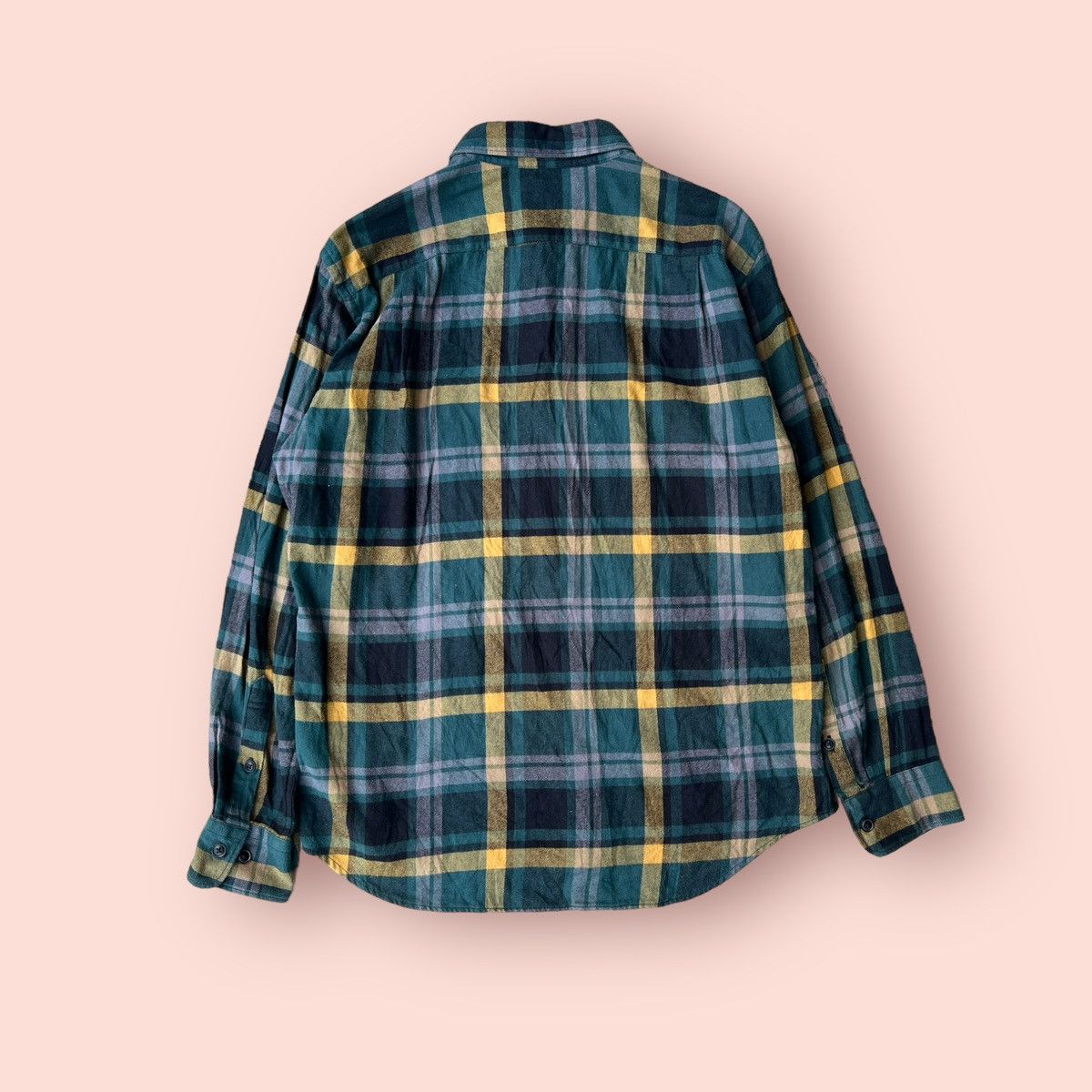 Japanese Brand × Jun Takahashi × Uniqlo VINTAGE UNIQLO JUN TAKAHASHI FLANNEL Size US L / EU 52-54 / 3 - 2 Thumbnail