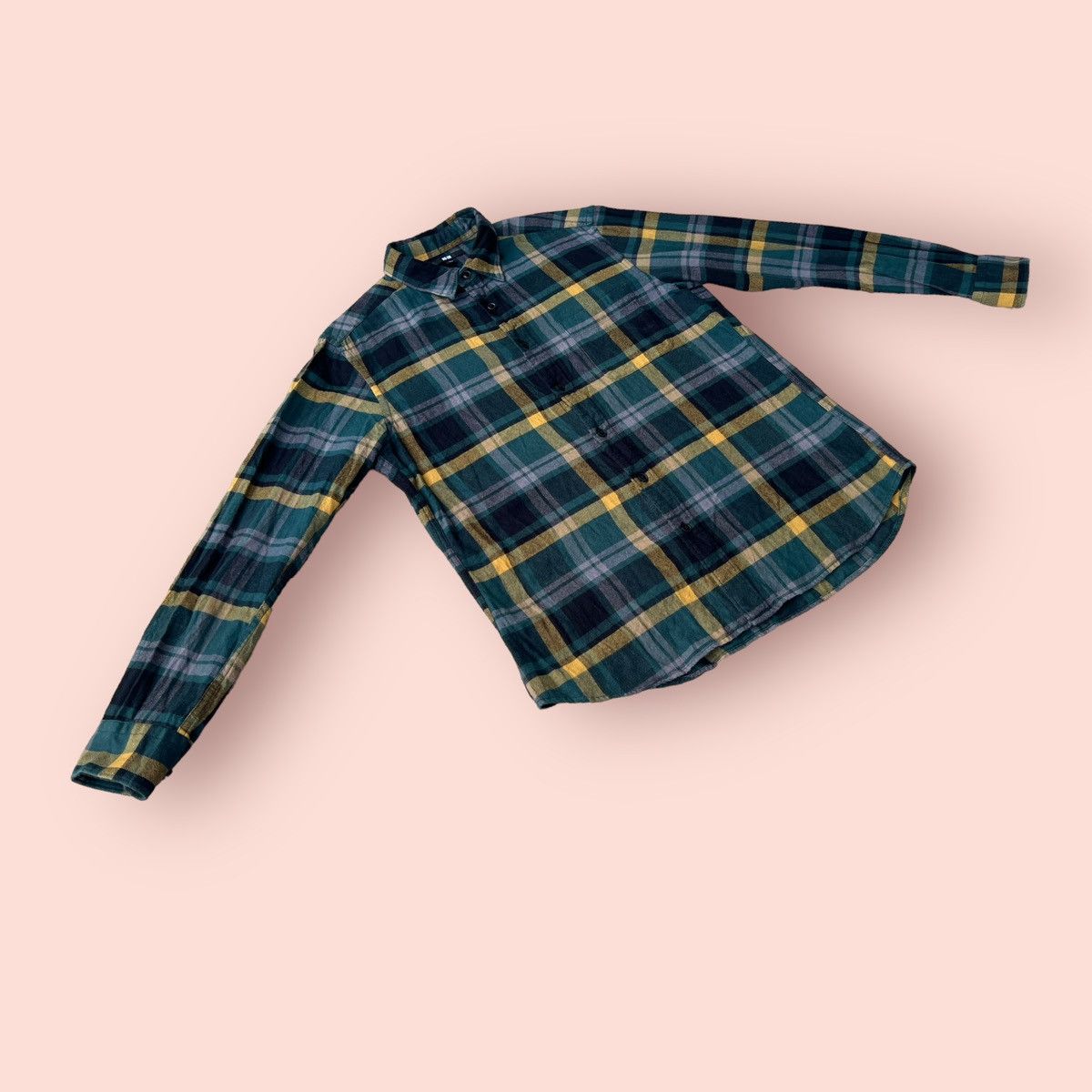 Japanese Brand × Jun Takahashi × Uniqlo VINTAGE UNIQLO JUN TAKAHASHI FLANNEL Size US L / EU 52-54 / 3 - 6 Thumbnail