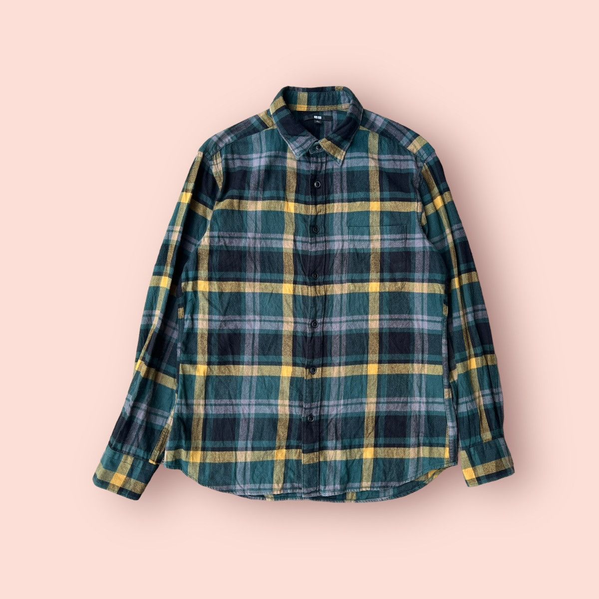Japanese Brand × Jun Takahashi × Uniqlo VINTAGE UNIQLO JUN TAKAHASHI FLANNEL Size US L / EU 52-54 / 3 - 1 Thumbnail