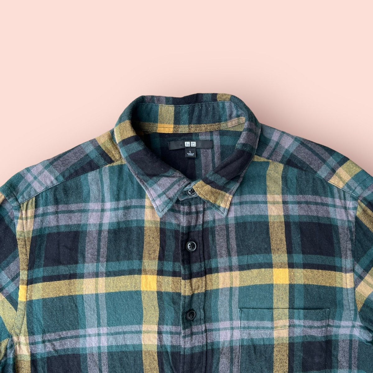 Japanese Brand × Jun Takahashi × Uniqlo VINTAGE UNIQLO JUN TAKAHASHI FLANNEL Size US L / EU 52-54 / 3 - 4 Thumbnail