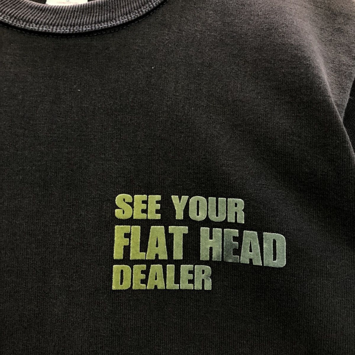 The Flat Head The Flat Head Faded Disstress Tshirt Size US S / EU 44-46 / 1 - 5 Thumbnail