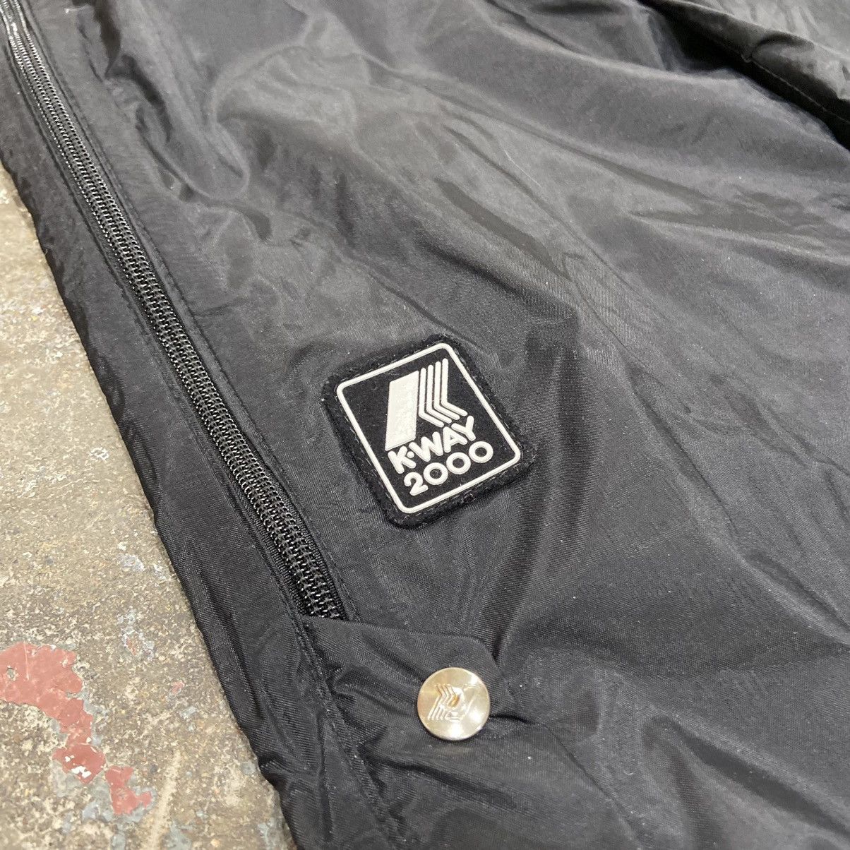 K-Way × Vintage Vintage Y2K Black Flare Hiking Pants Size 24" / US 00 / IT 34 - 7 Thumbnail