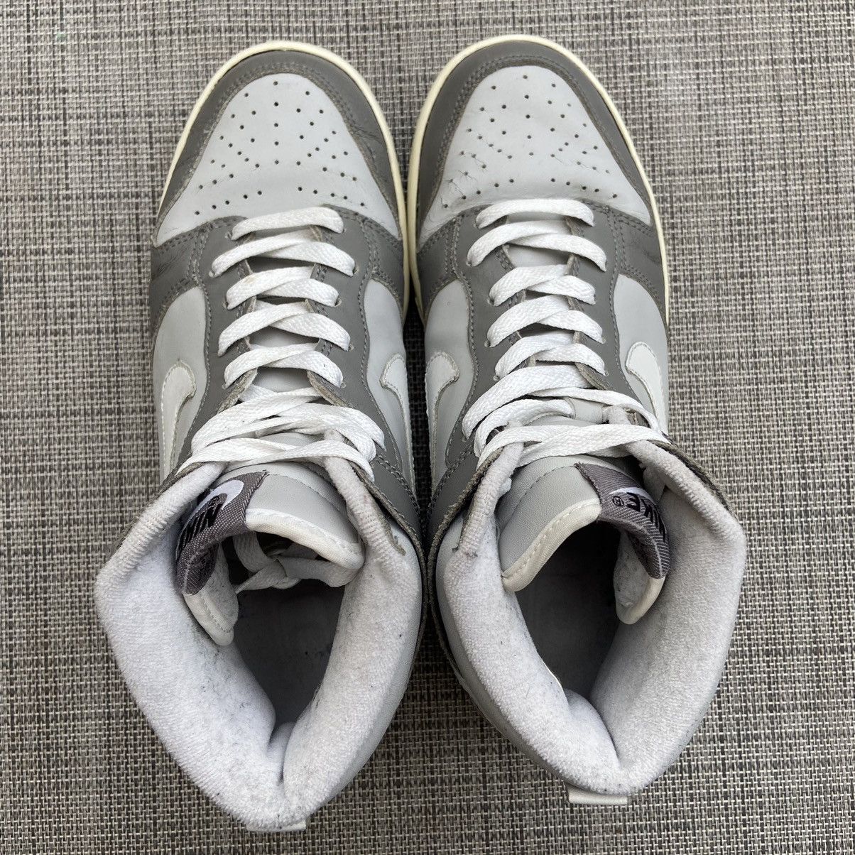 Nike × Vintage Nike Dunk High Neutral Grey 2008 Size US 7 / EU 40 - 2 Thumbnail