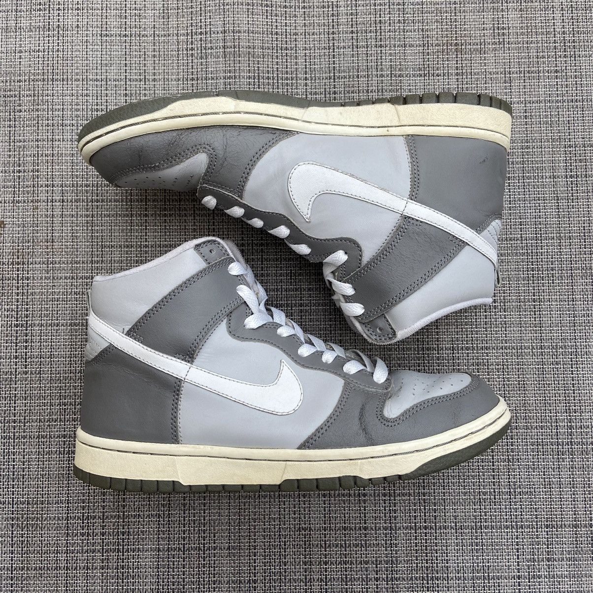 Nike × Vintage Nike Dunk High Neutral Grey 2008 Size US 7 / EU 40 - 1 Thumbnail