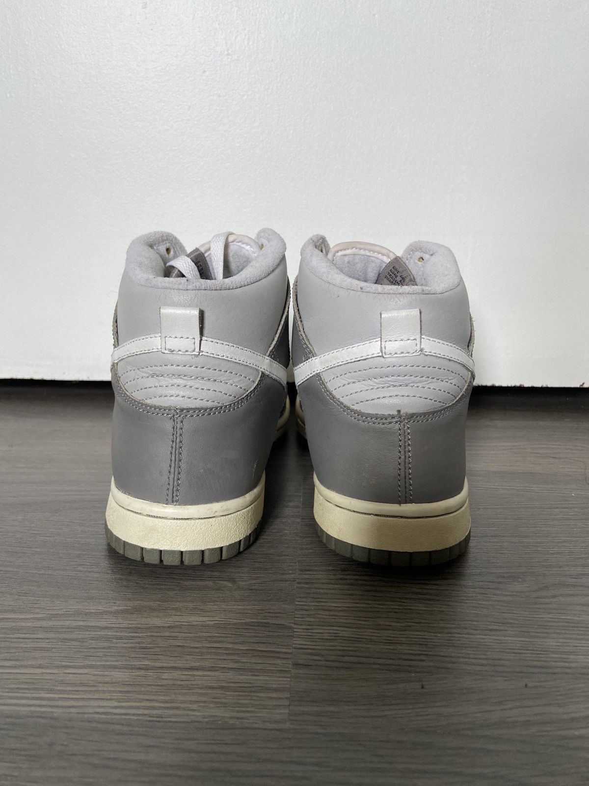 Nike × Vintage Nike Dunk High Neutral Grey 2008 Size US 7 / EU 40 - 6 Thumbnail