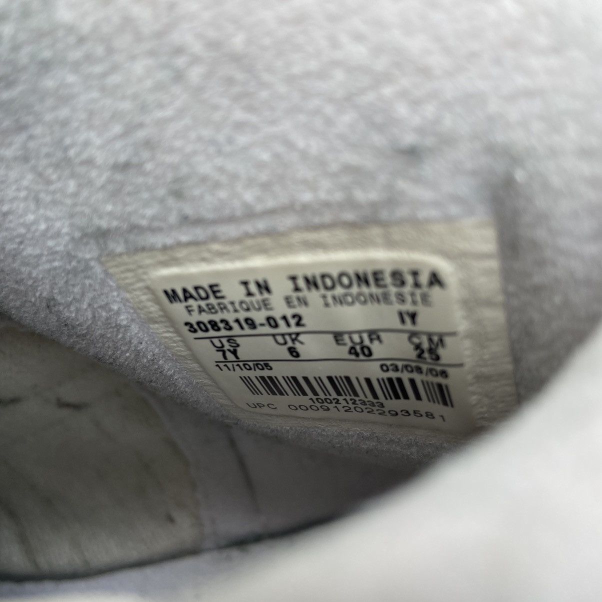 Nike × Vintage Nike Dunk High Neutral Grey 2008 Size US 7 / EU 40 - 5 Thumbnail