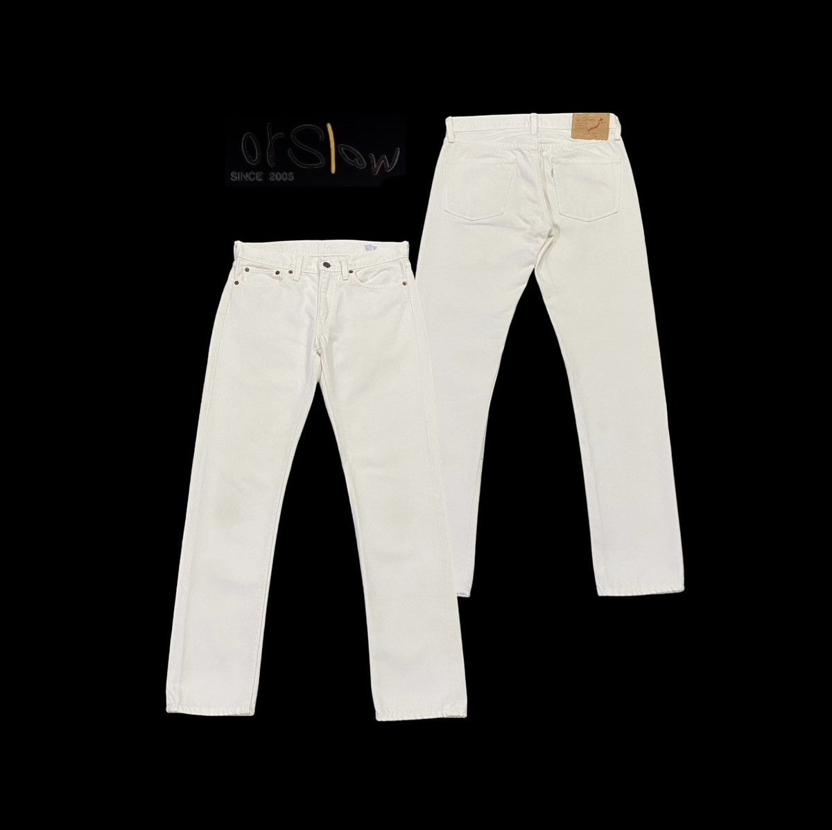 Japanese Brand × Orslow OrSlow 105 Standard Fit Denim Pants Size US 28 / EU 44 - 1 Thumbnail
