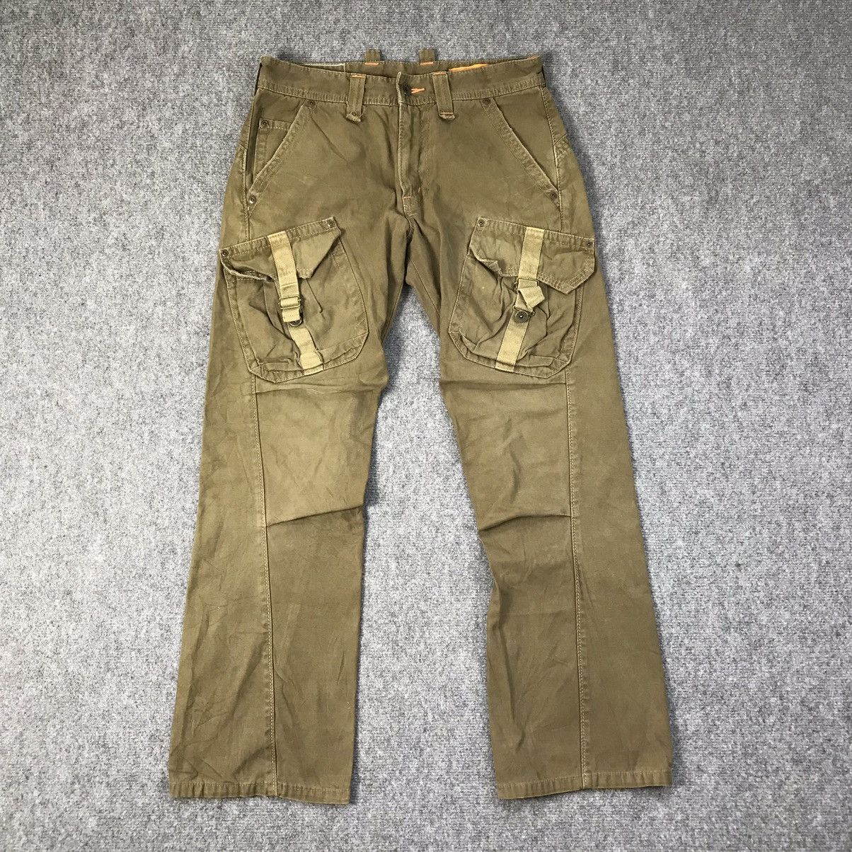 image of Edwin Exclusive Xv Limited Version Parachute Cargos in Wooden, Men's (Size 30)