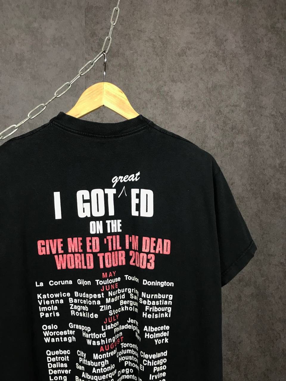 Band Tees Iron Maiden 2003 vintage rock cult band tee Size US M / EU 48-50 / 2 - 6 Thumbnail