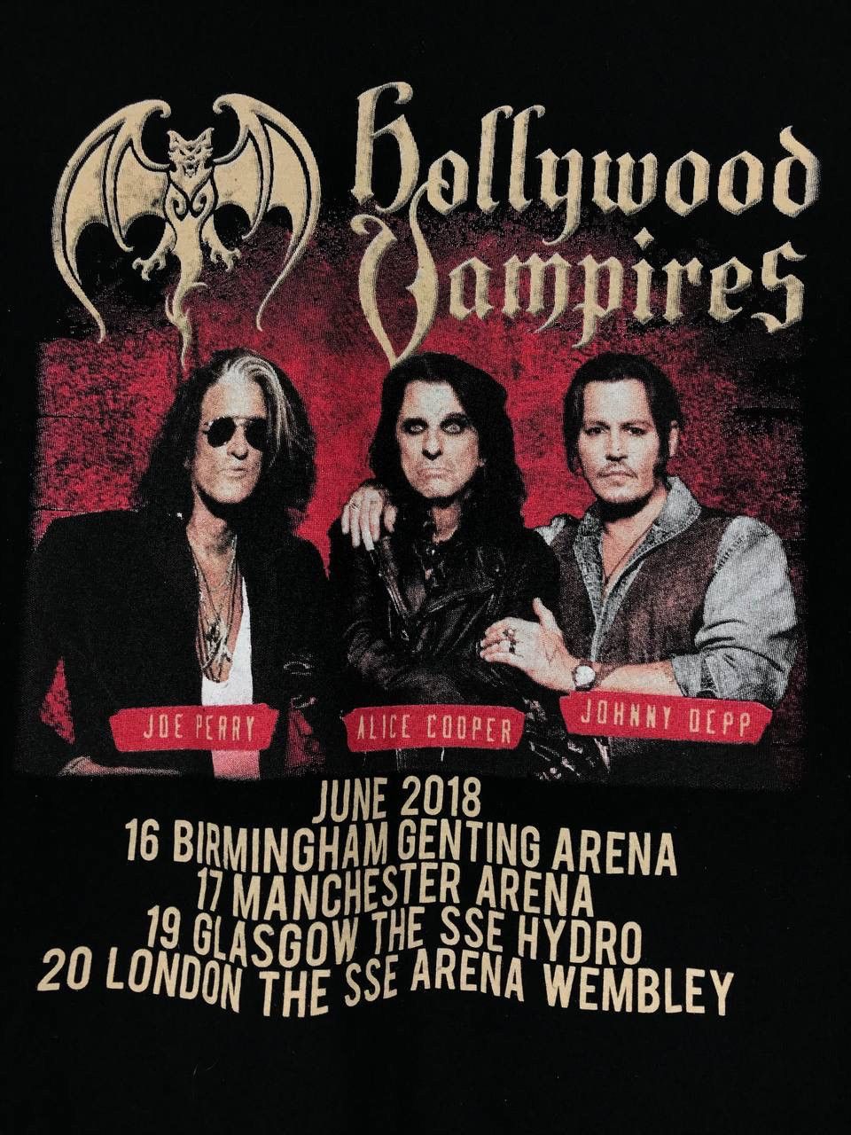 Star Of Hollywood × Vintage Hollywood Vampires vintage movie star tour tee Size US M / EU 48-50 / 2 - 7 Thumbnail
