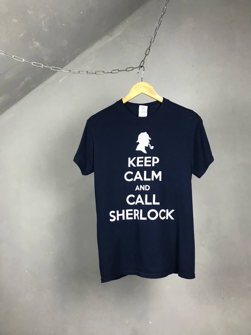 Other × Vintage Keep calm and call Sherlock vintage streetwear tee Size US S / EU 44-46 / 1 - 1 Thumbnail