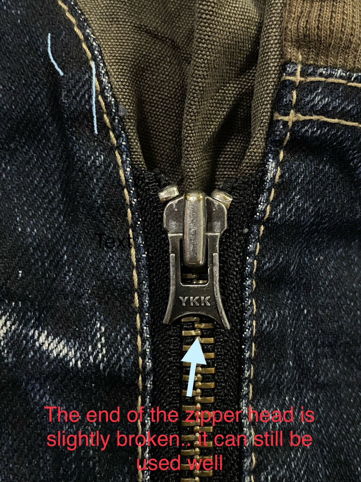 Japanese Brand × PPFM × Seditionaries Hot🔥PPFM Seditinaries Bondage Zipper Denim Pants Size US 33 - 15 Thumbnail