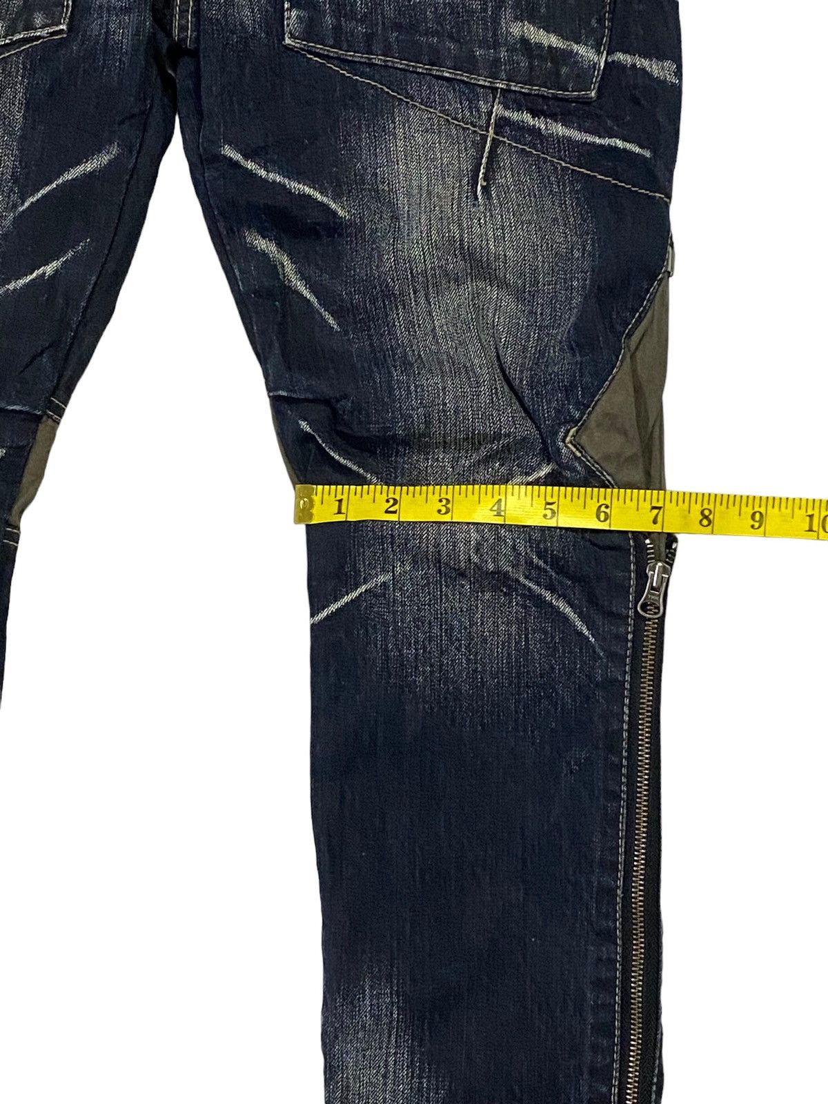 Japanese Brand × PPFM × Seditionaries Hot🔥PPFM Seditinaries Bondage Zipper Denim Pants Size US 33 - 9 Thumbnail