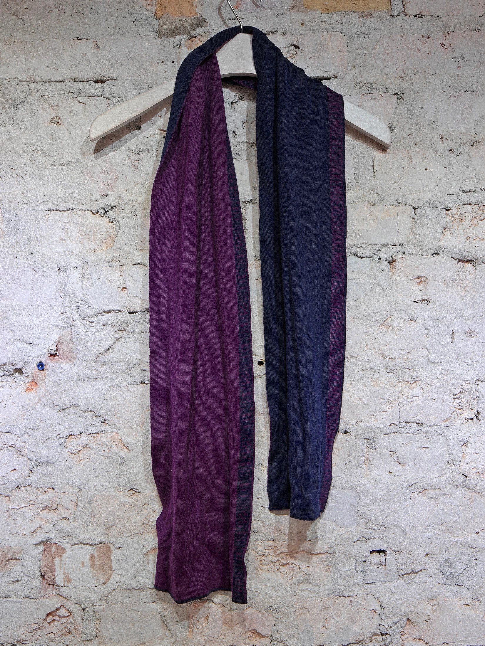 Dirk Bikkembergs Dirk Bikkembergs Oversized Wool Scarf Size ONE SIZE - 1 Thumbnail