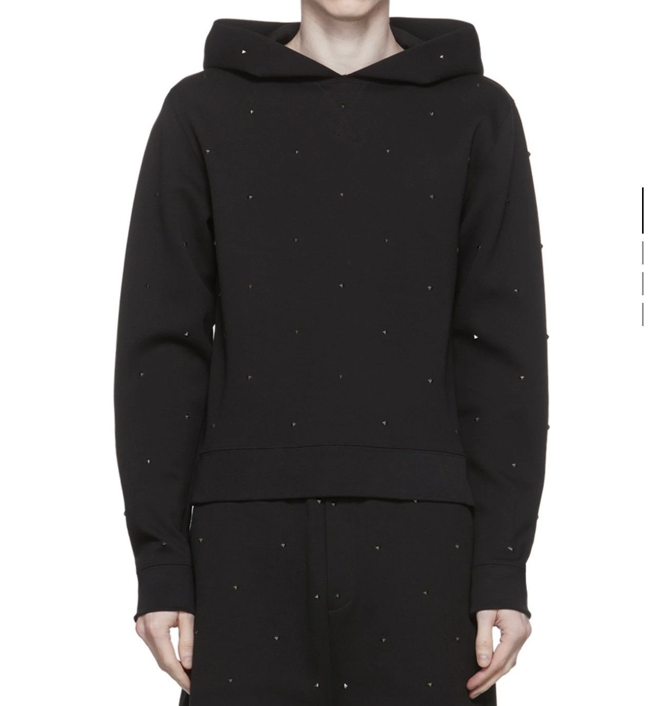 Valentino Black cotton hoodie Size US L / EU 52-54 / 3 - 1 Thumbnail