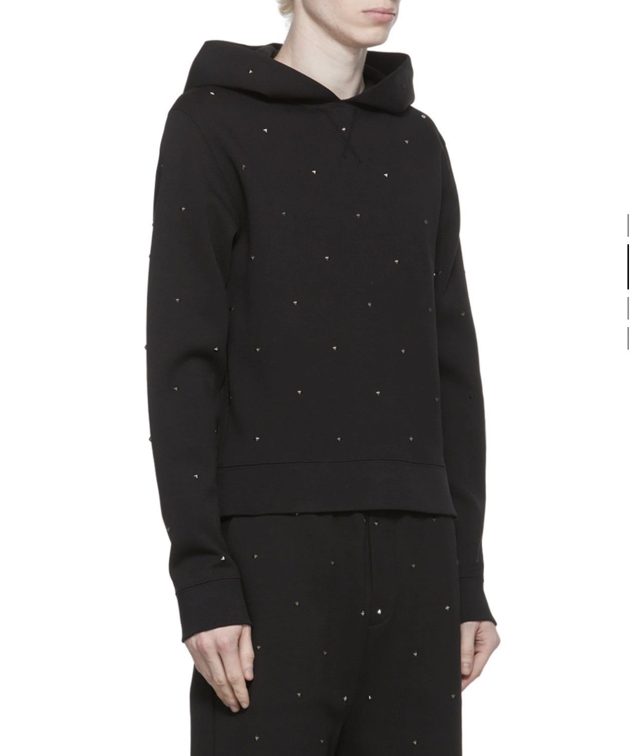 Valentino Black cotton hoodie Size US L / EU 52-54 / 3 - 2 Thumbnail
