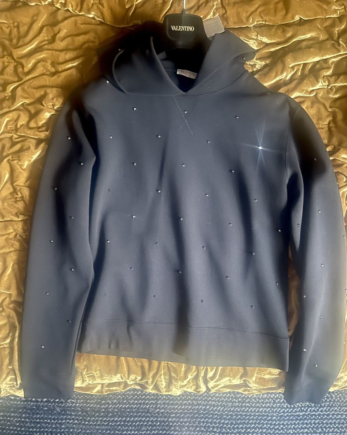 Valentino Black cotton hoodie Size US L / EU 52-54 / 3 - 4 Thumbnail