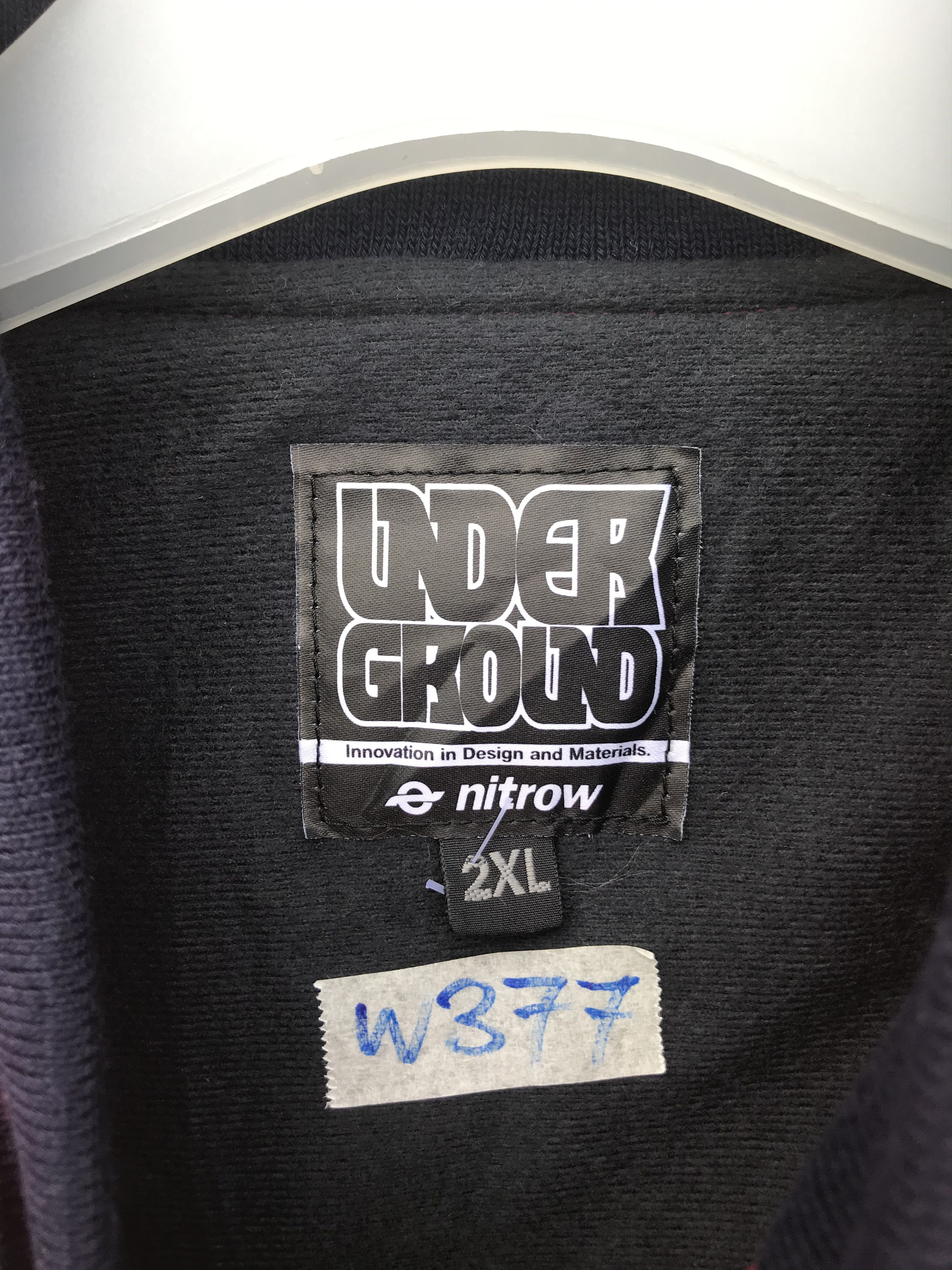 Japanese Brand UNDERGROUND NITROW BOMBER JACKET Size US XXL / EU 58 / 5 - 2 Thumbnail