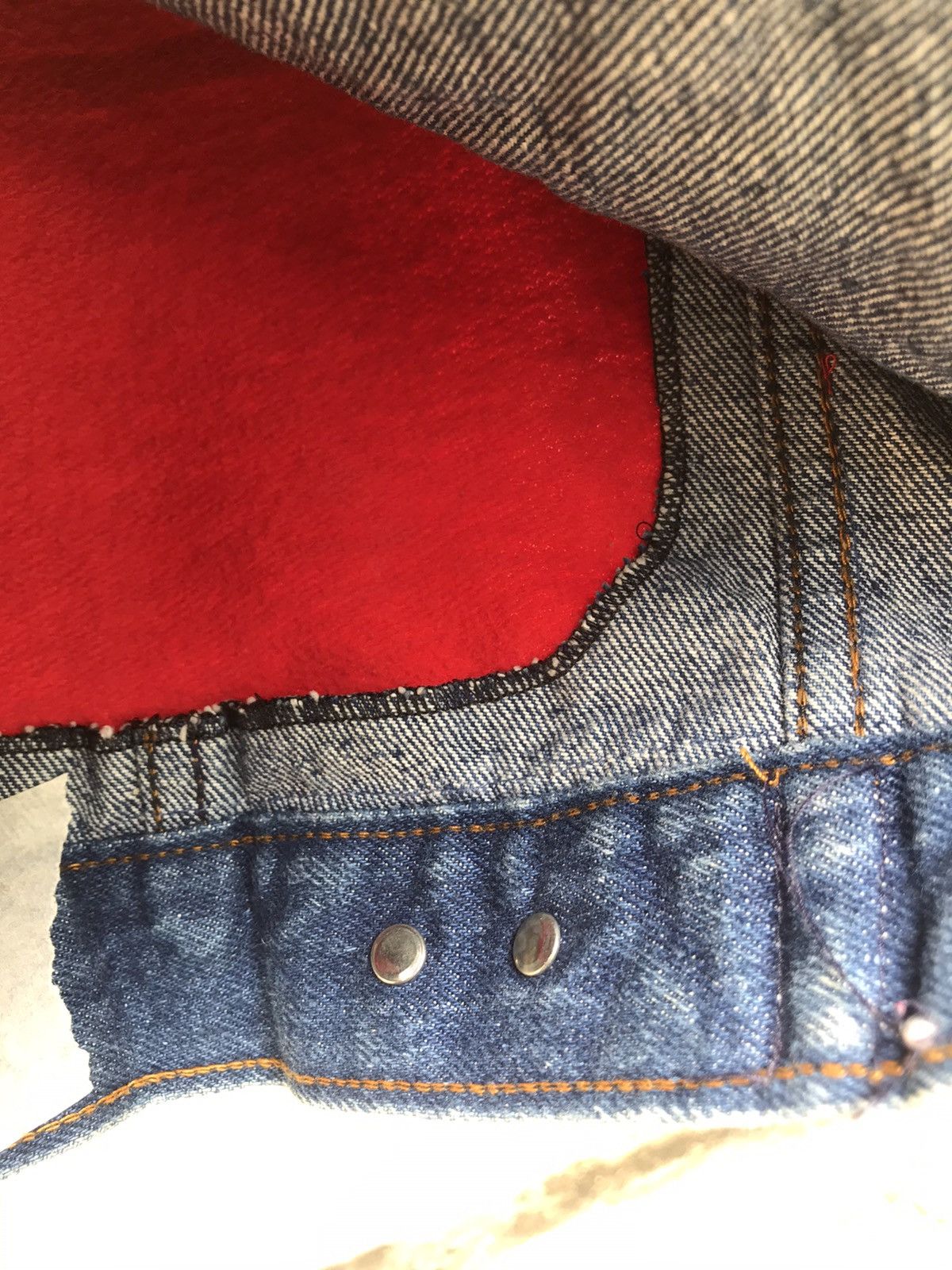 Dickies Vintage San Francisco 49ers Reconstructed Denim Jacket Size US M / EU 48-50 / 2 - 7 Thumbnail