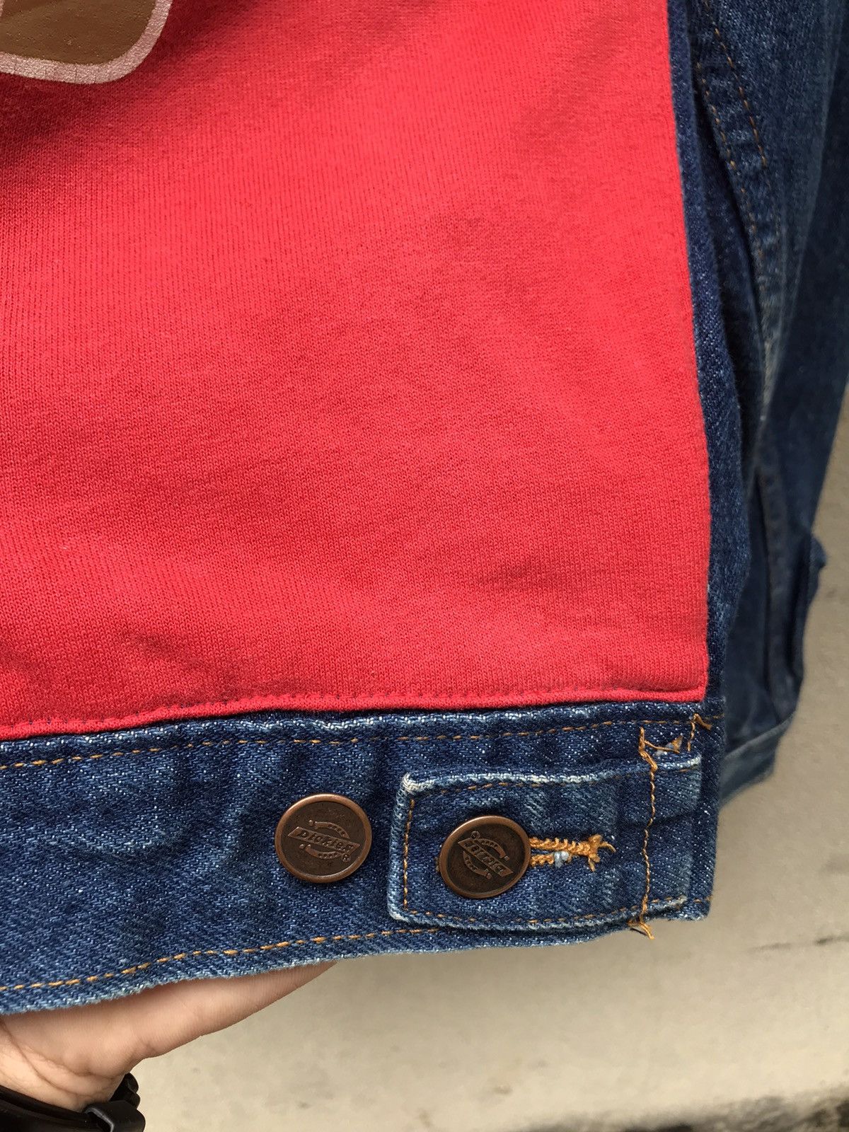 Dickies Vintage San Francisco 49ers Reconstructed Denim Jacket Size US M / EU 48-50 / 2 - 6 Thumbnail