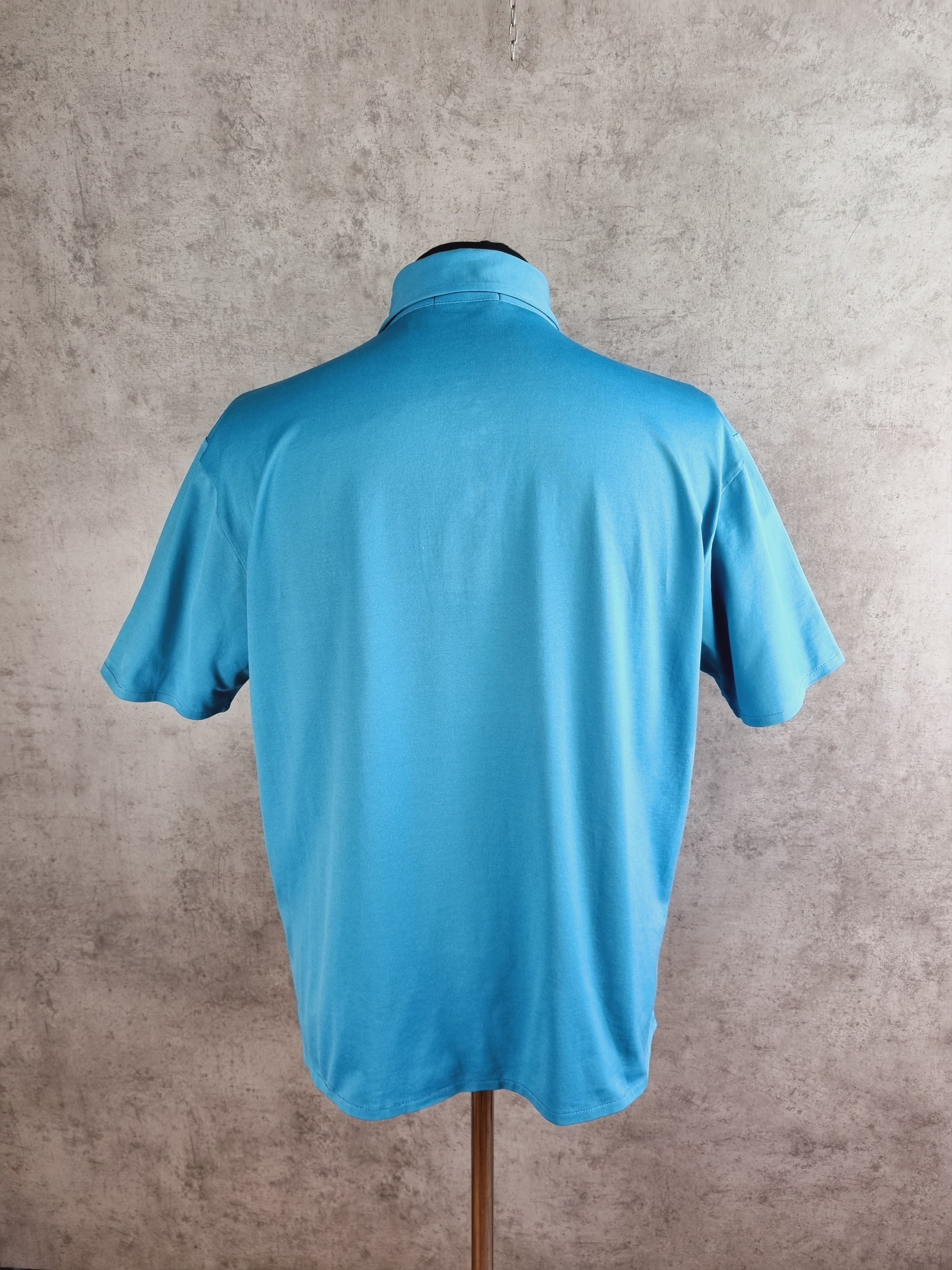 Vintage × Yves Saint Laurent Yves Saint Laurent YSL Cotton like SILK Polo tee shirt Size US M / EU 48-50 / 2 - 7 Thumbnail