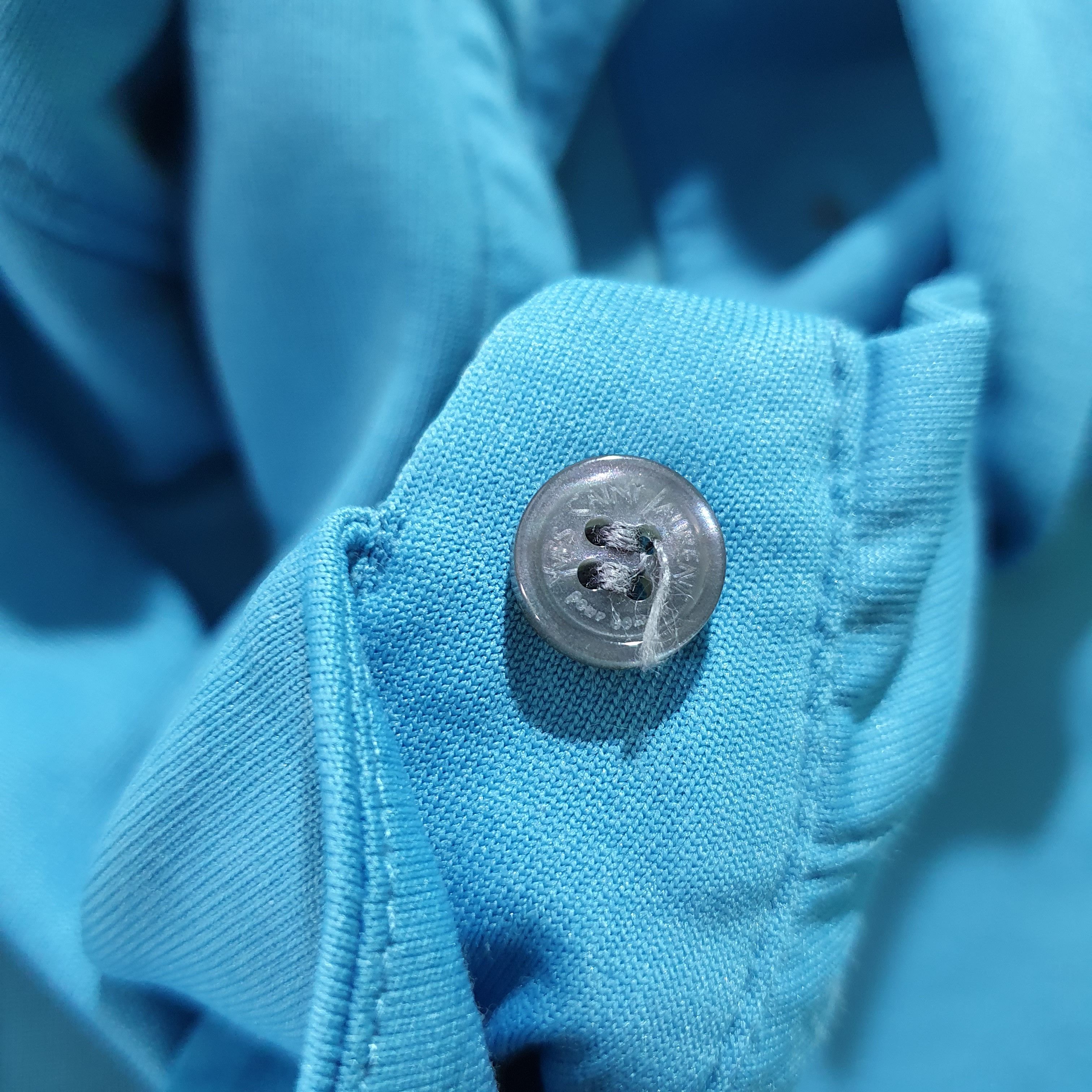 Vintage × Yves Saint Laurent Yves Saint Laurent YSL Cotton like SILK Polo tee shirt Size US M / EU 48-50 / 2 - 12 Thumbnail