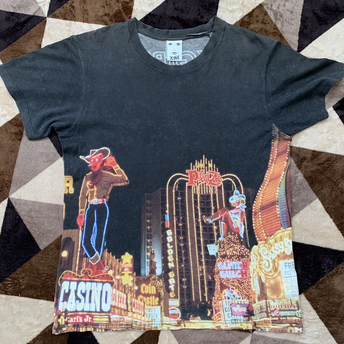 Japanese Brand VINTAGE OVP X-GIRL CASINO TEE Size US M / EU 48-50 / 2 - 9 Thumbnail