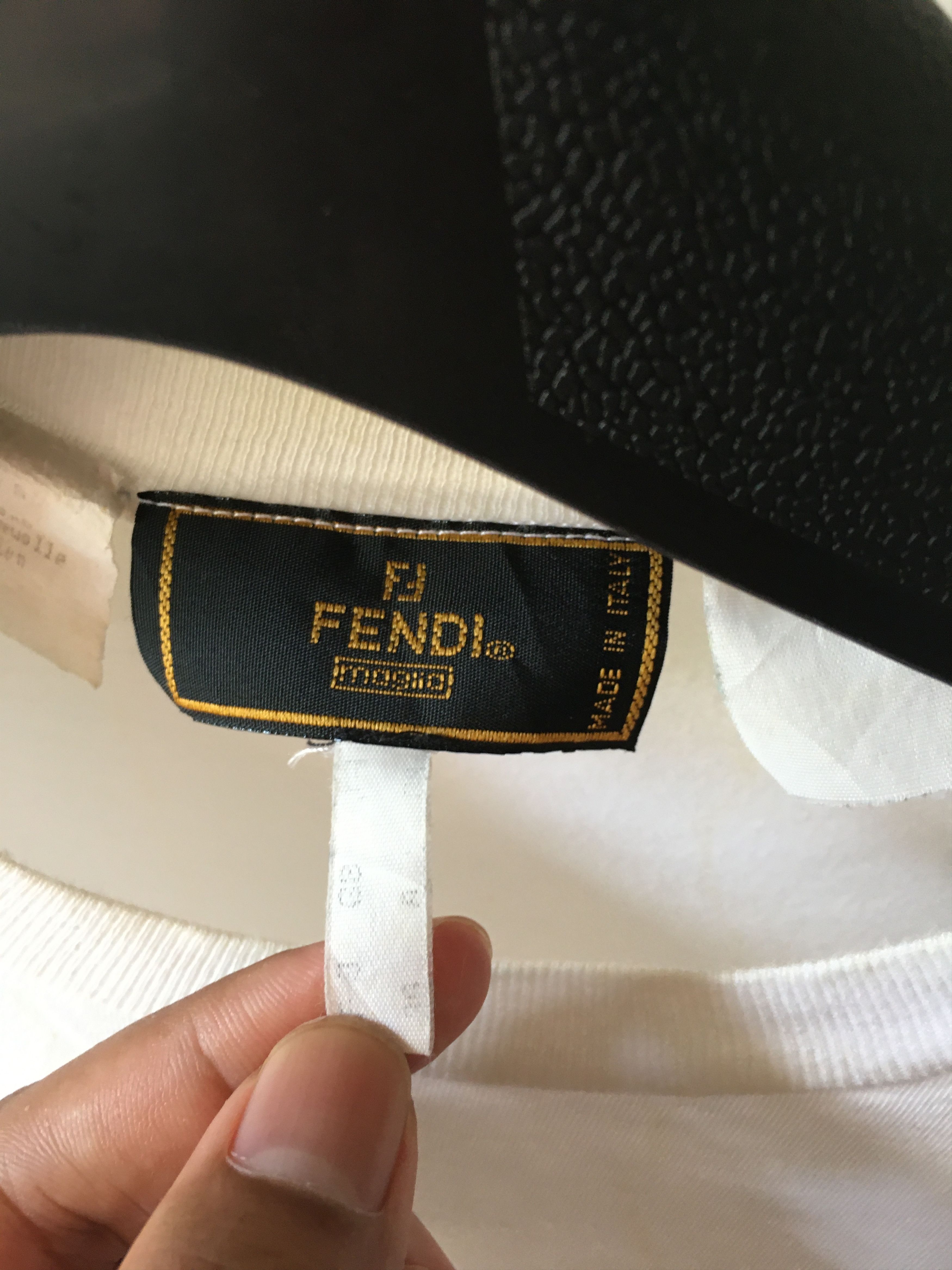 Fendi vintage fendi tee Size US M / EU 48-50 / 2 - 2 Thumbnail