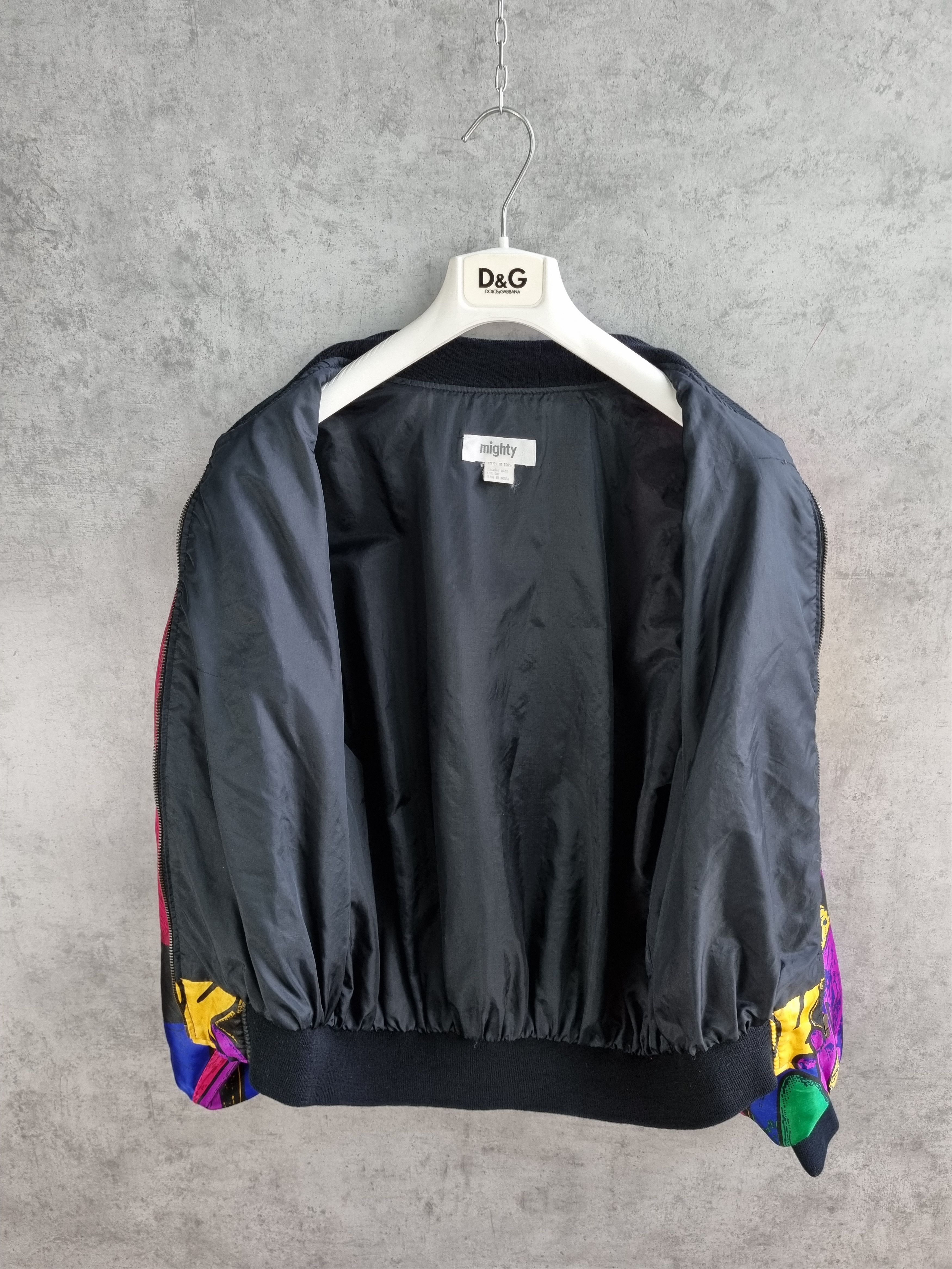 Vintage 90s Picasso Abstract Print, shiny fabrics looks like Silk Size M / US 6-8 / IT 42-44 - 6 Thumbnail