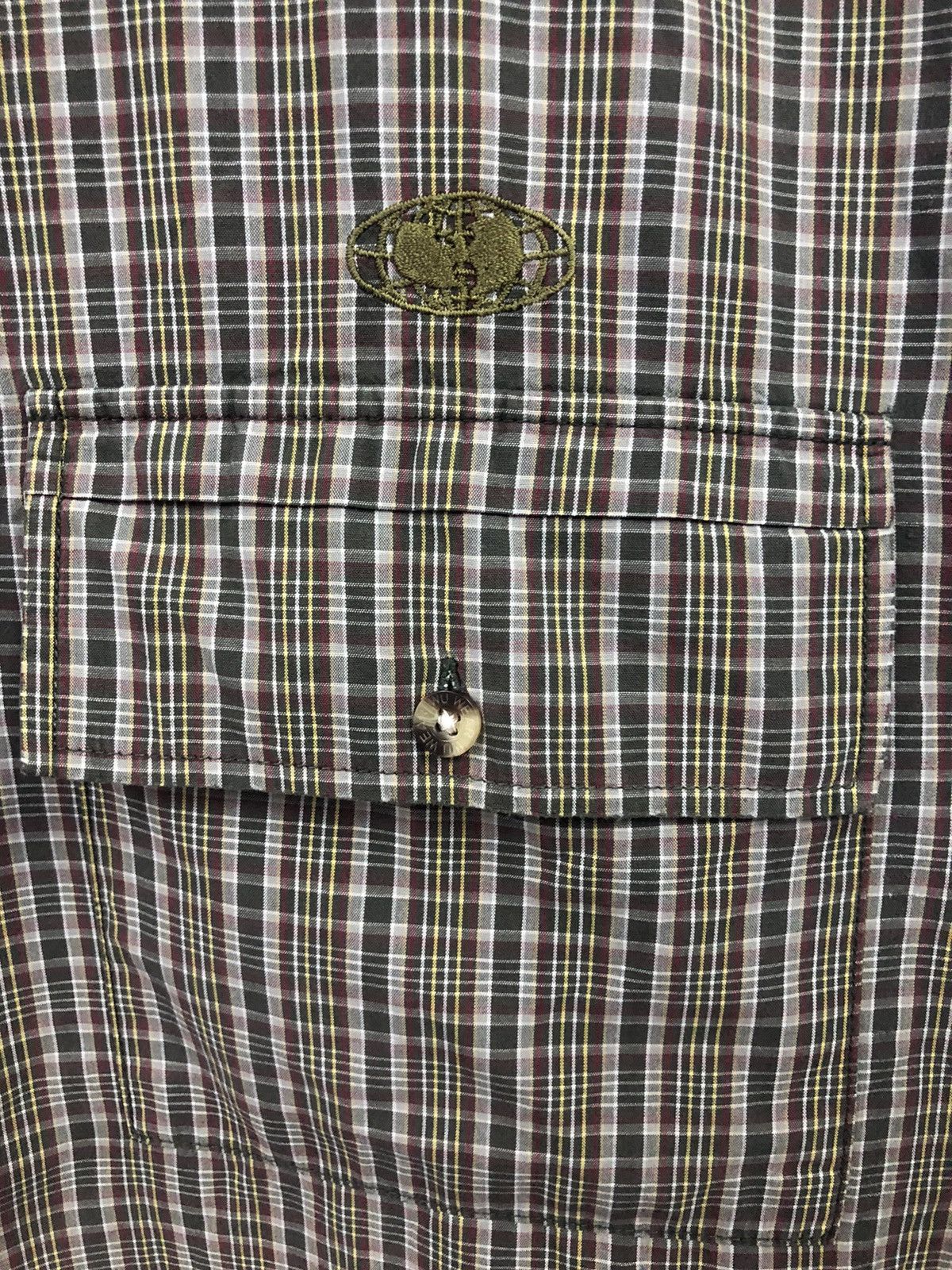Vintage Vintage 90's Wu Wear checker shirt Size US L / EU 52-54 / 3 - 17 Thumbnail