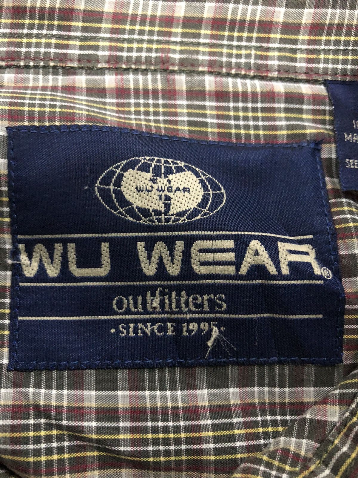 Vintage Vintage 90's Wu Wear checker shirt Size US L / EU 52-54 / 3 - 11 Thumbnail