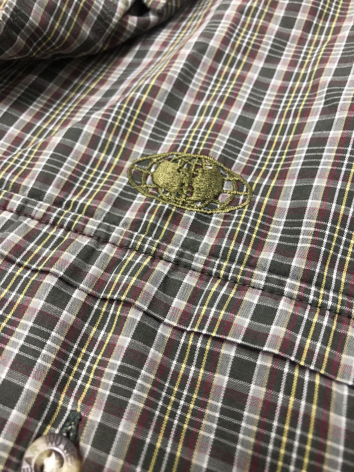 Vintage Vintage 90's Wu Wear checker shirt Size US L / EU 52-54 / 3 - 13 Thumbnail
