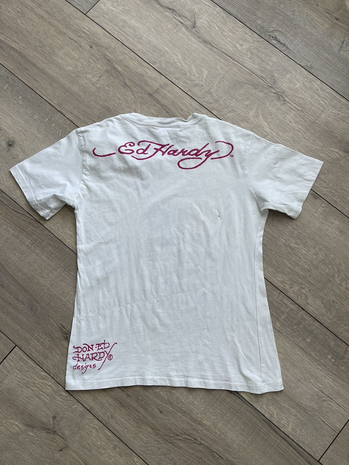 Ed Hardy Ed Hardy T-Shirt Big Logo Size M Made in USA Size US M / EU 48-50 / 2 - 5 Thumbnail