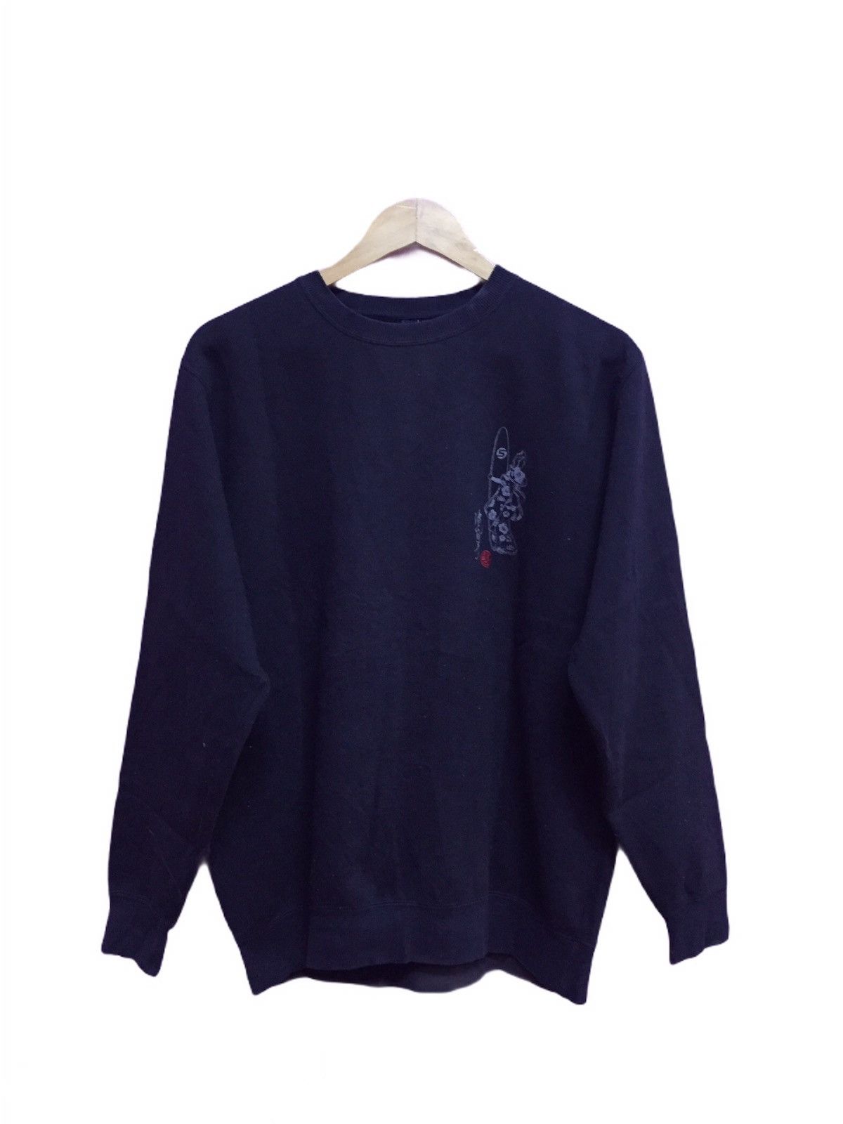 Japanese Brand Vintage 90s Geisha Sakura Sweatshirts Size US L / EU 52-54 / 3 - 2 Thumbnail